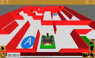 VEXcode VR Wall Maze playground